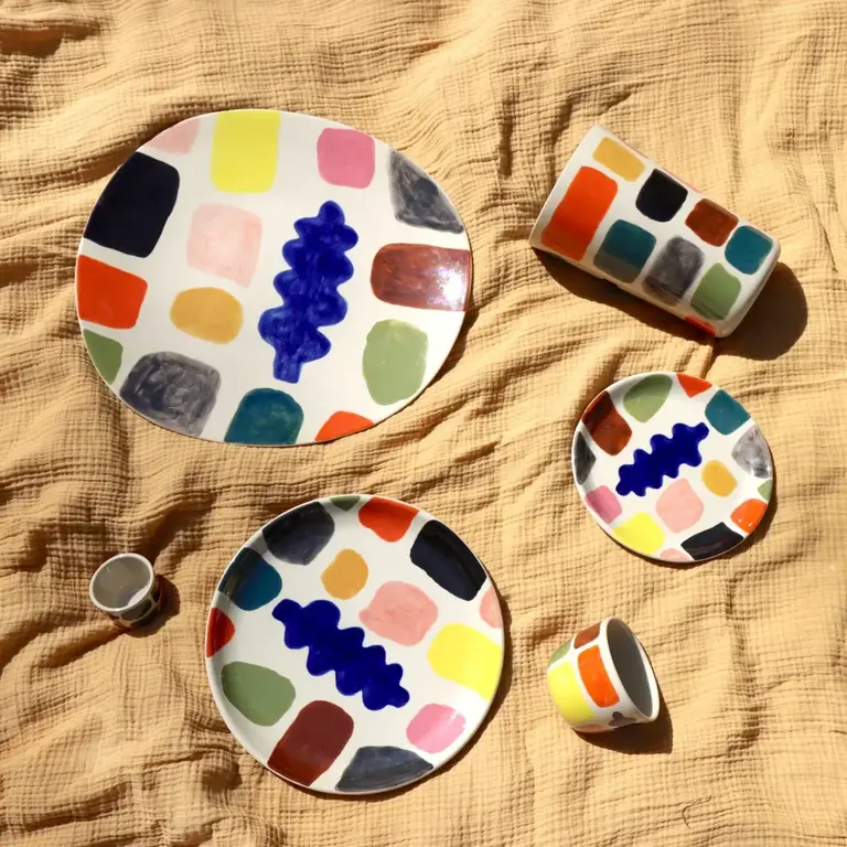 Donna Wilson Donna Wilson - Mottle Hand-Painted Ceramic Pinch Pot