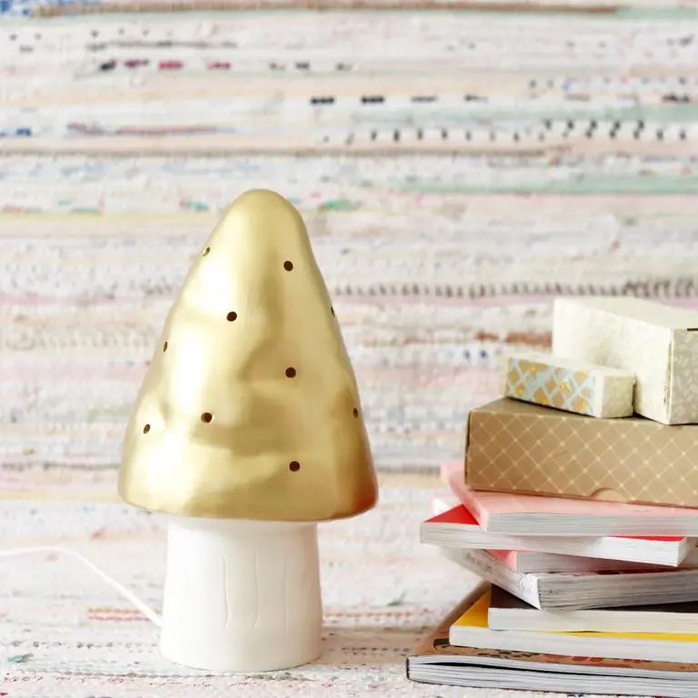 Egmont Egmont Mushroom Lamp - Small Gold