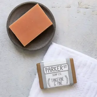 Parker Street Soaps Parker Street Soap Bar Tangerine Pine 4 oz
