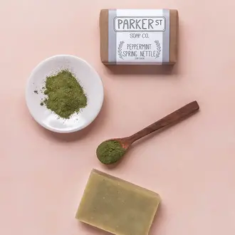 Parker Street Soaps Parker Street Soap Bar Peppermint Spring Nettle 4 oz