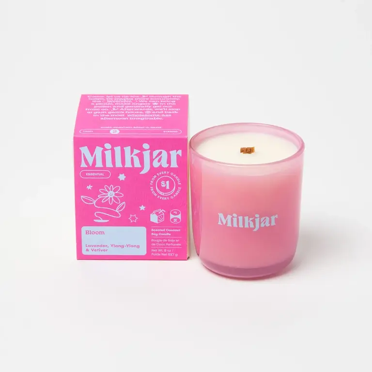 Milk Jar Candle Co Milk Jar Bloom 8oz Candle