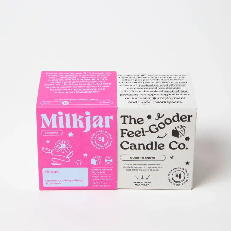 Milk Jar Candle Co Milk Jar Bloom 8oz Candle