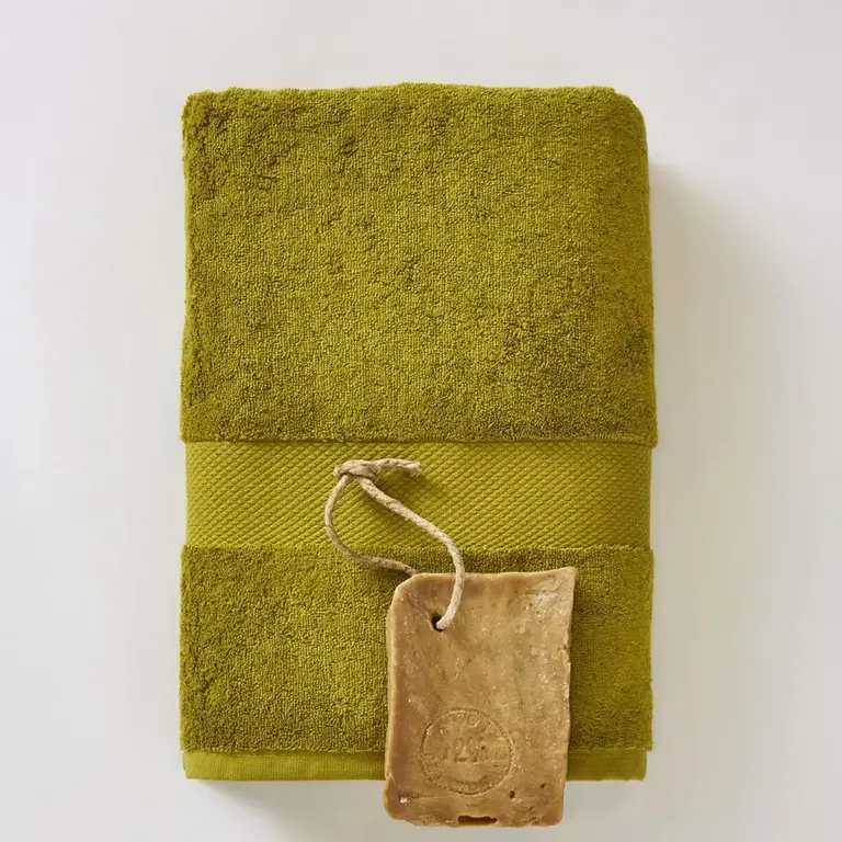 Sylvie Thiriez Sylvie Thiriez Bath Towel Olive 70x140cm