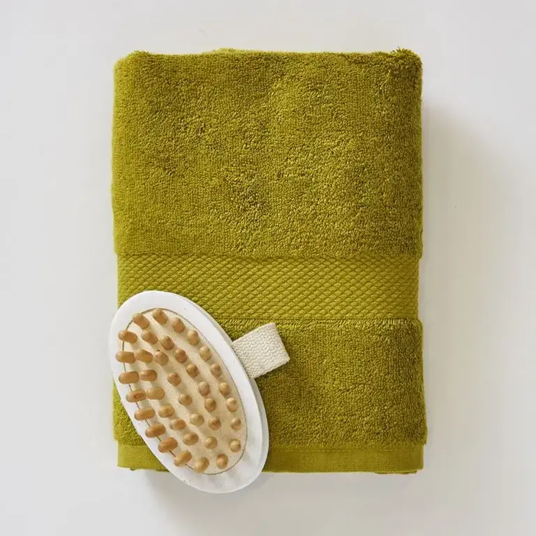 Sylvie Thiriez Sylvie Thiriez Hand Towel Olive 50x100cm