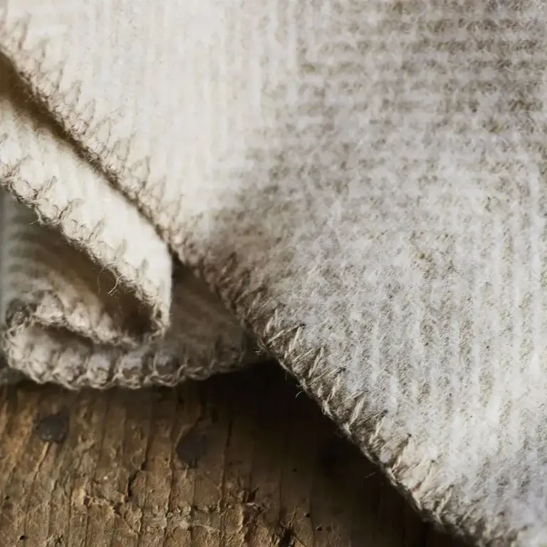 Sylvie Thiriez Sylvie Thiriez Ivar Wool Blanket - Beige 110x175cm