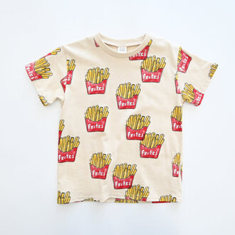 Cheeky Cheeky Kids Frites Tshirt Gray Cheeky Cheeky Kids Frites Tshirt Gray