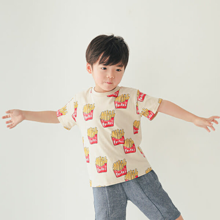 Cheeky Cheeky Kids Frites Tshirt Gray