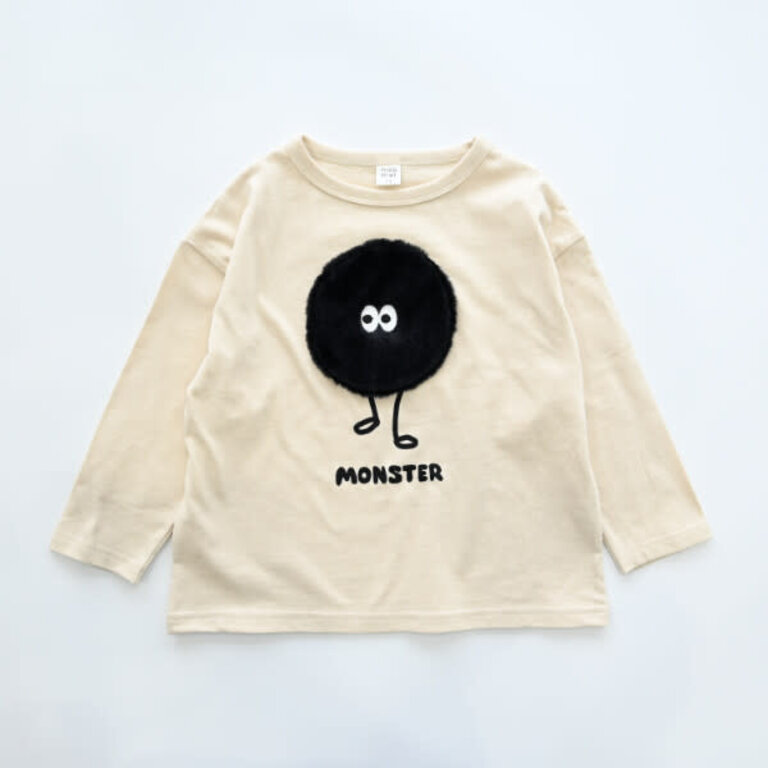 Cheeky Cheeky Kids Monster LS Shirt Ivory