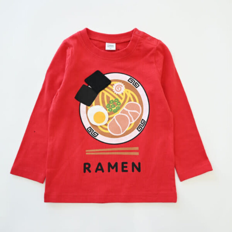 Cheeky Cheeky Kids Ramen LS Shirt Red