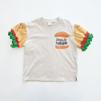 Cheeky Cheeky Kids - Double Burger Tshirt Size 130cm /10 Cheeky Cheeky Kids - Double Burger Tshirt Size 130cm /10