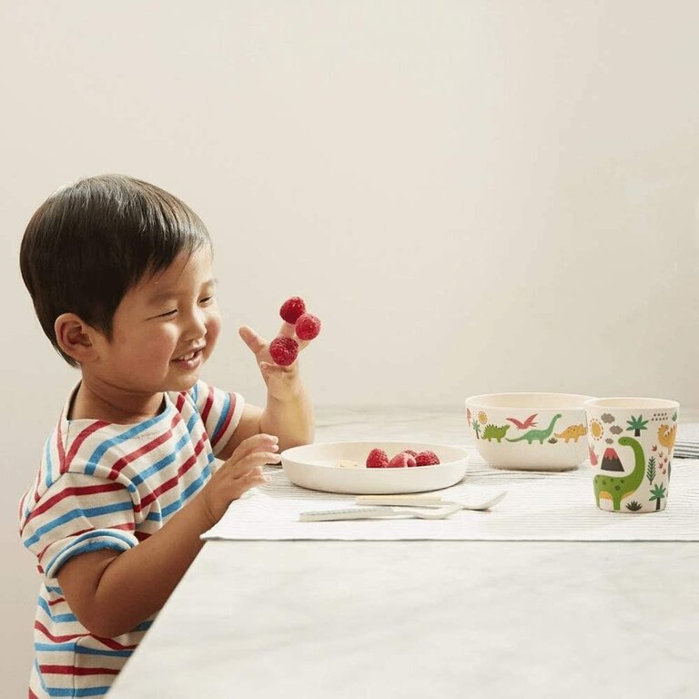BD BD Bamboo Dinosaur Dinnerware Set