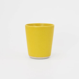 Gifu Japan Ceramic Tumbler Yellow 400ml