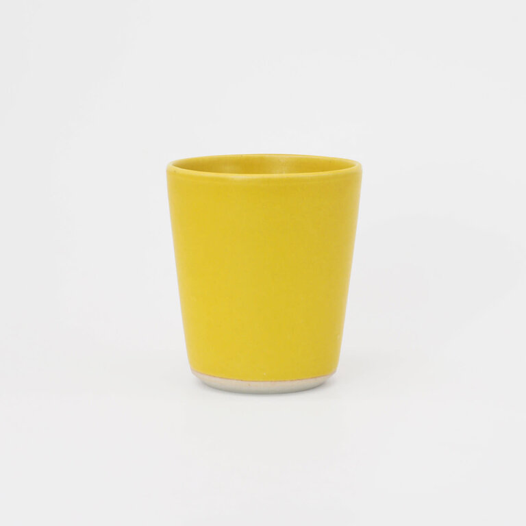 Gifu Japan Ceramic Tumbler Yellow 400ml