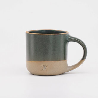 Gifu Japan Brick Mug 350ml Green