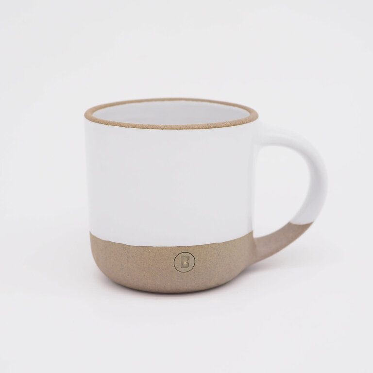 Gifu Japan Brick Mug 350ml White