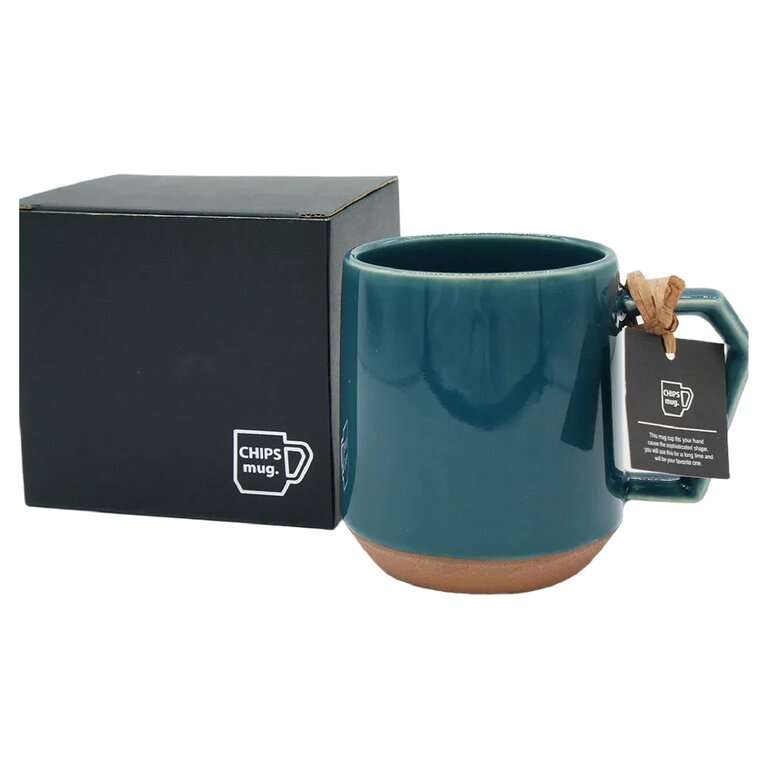 Gifu Japan Mug 380ml  Deep Green