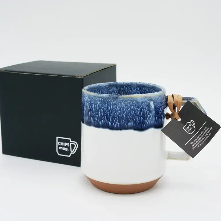 Gifu Japan Mug 380ml  Navy Drop