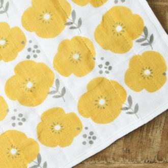Ya-Ma Ya-Ma Japan Kaya Cloth Yellow Flower Ya-Ma Ya-Ma Japan Kaya Cloth Yellow Flower
