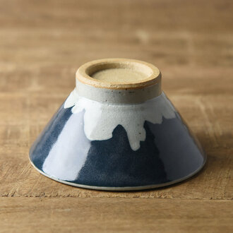 Ya-Ma Ya-Ma Japan - Mt Fuji Bowl 13cm - Blue Ya-Ma Ya-Ma Japan - Mt Fuji Bowl 13cm - Blue