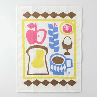 Ya-Ma Ya-Ma Japan Kaya Dishcloth - Breakfast Ya-Ma Ya-Ma Japan Kaya Dishcloth - Breakfast