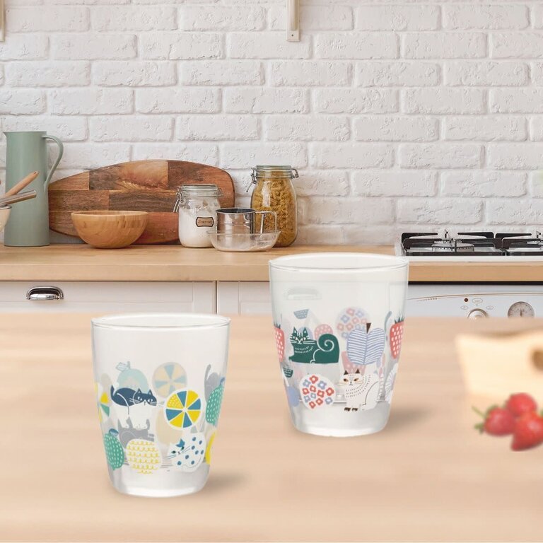 Fika Japan Fika Juice Glass Citrus Cat
