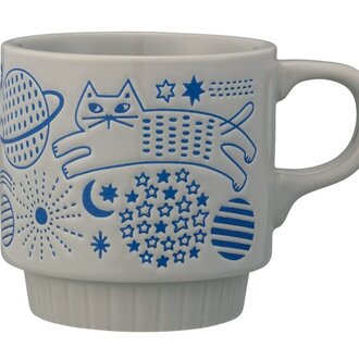 Fika Japan Fika Space Cat Stackable Mug 300ml