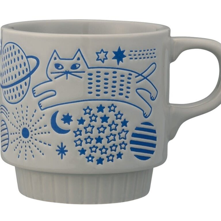 Fika Japan Fika Space Cat Stackable Mug 300ml