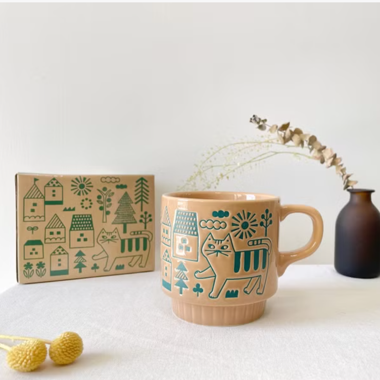 Fika Japan Fika City Cat Stackable Mug 300ml