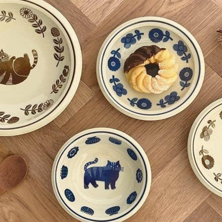 Fika Japan Fika Bowl Brown Cat (160mm)