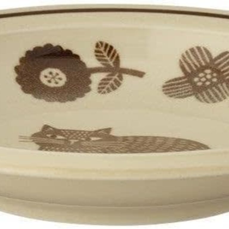 Fika Japan Fika Bowl Brown Cat (160mm)