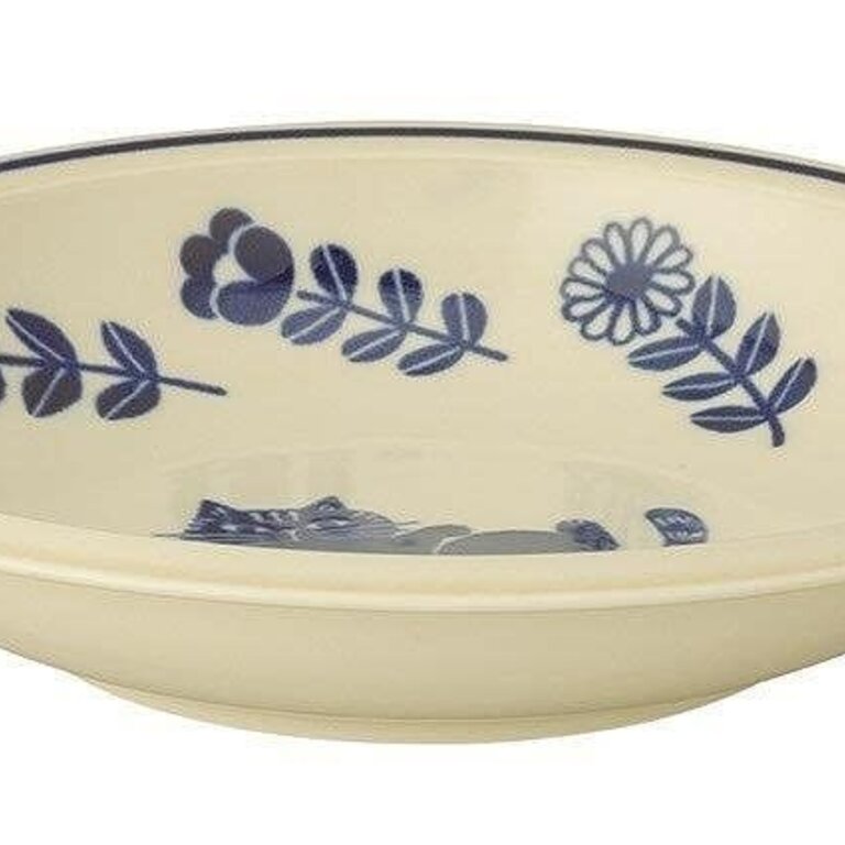 Fika Japan Fika Pasta Bowl Navy Cat 220mm