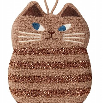 Fika Japan Fika Dish Sponge Brown Cat