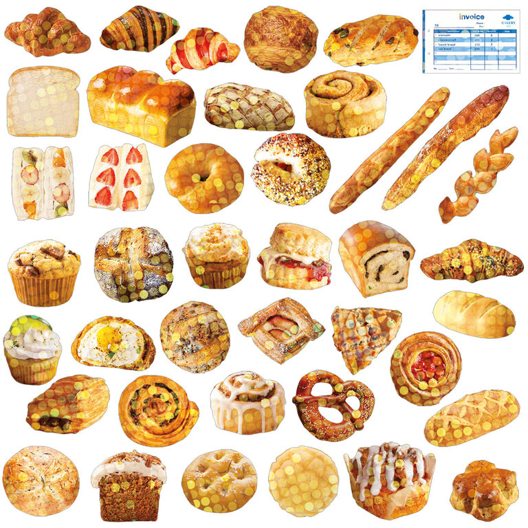 J-Stickers J-Stickers Miniature Sticker Set - Bakery