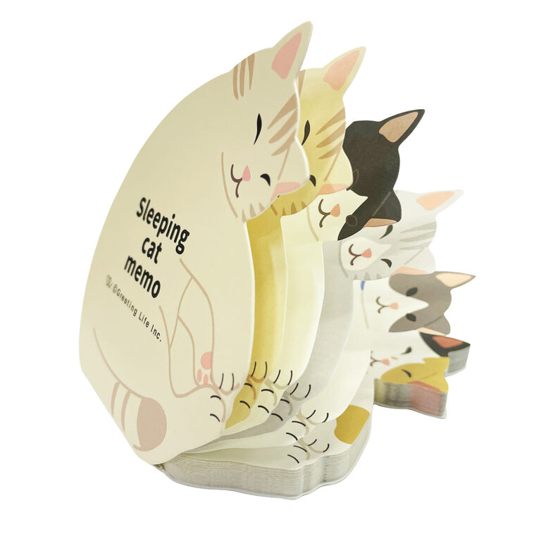 J-Stickers J-Stickers Memo Pad - Cat