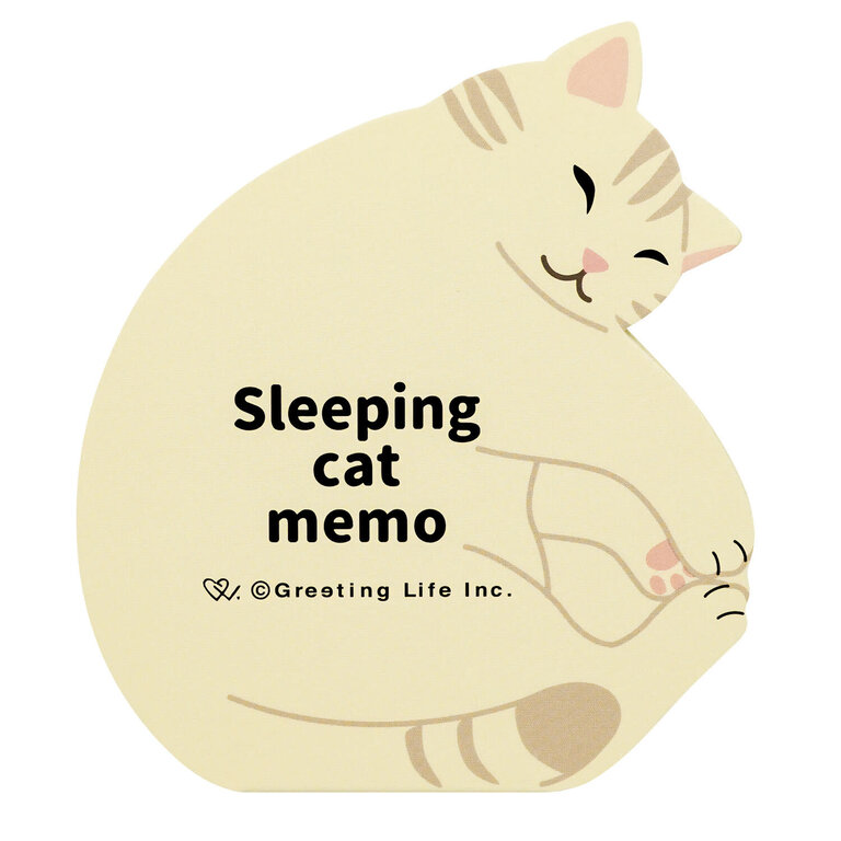 J-Stickers J-Stickers Memo Pad - Cat
