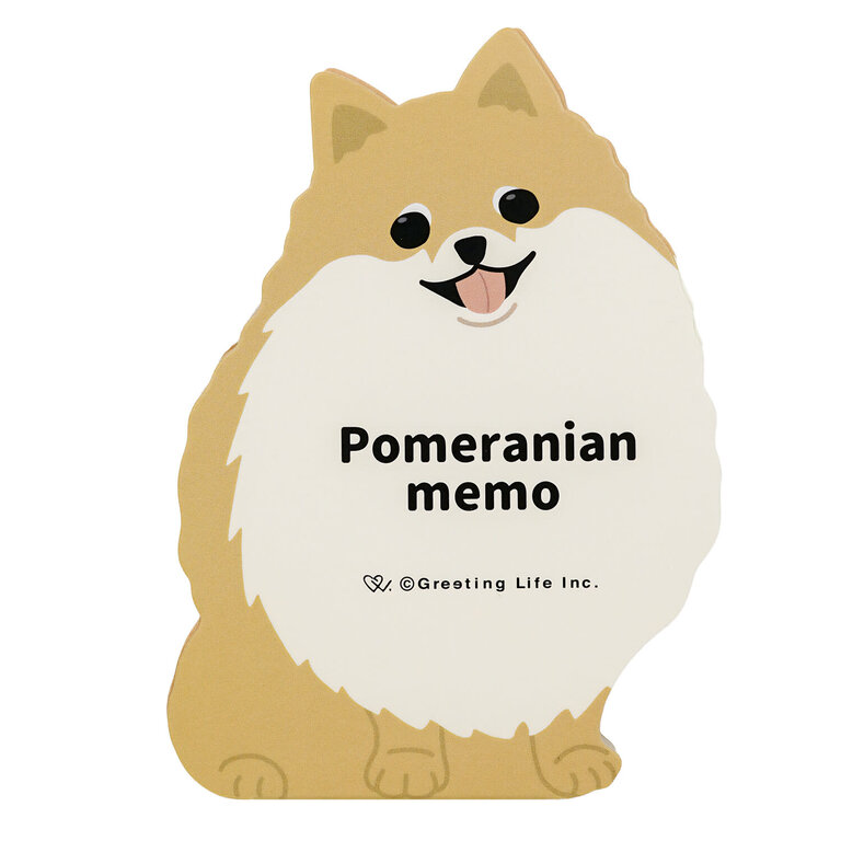 J-Stickers J-Stickers Memo Pad - Pomerarian