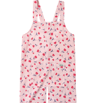 R-Co Japan R-Co Cotton Cross Back Apron - Pink Floral