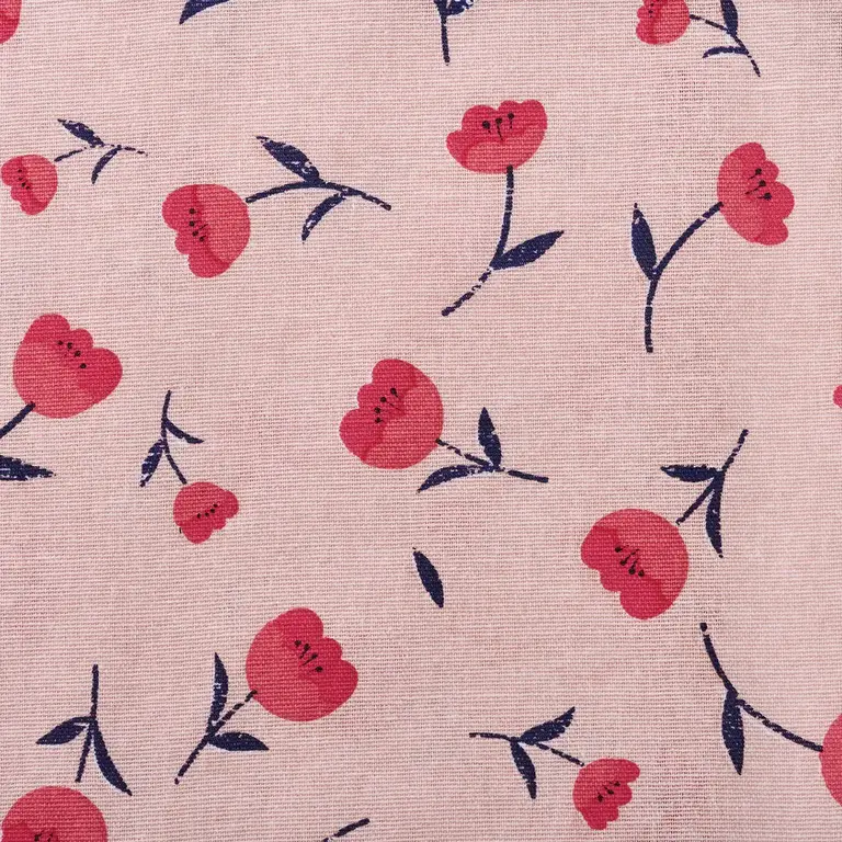 R-Co Japan R-Co Cotton Cross Back Apron - Pink Floral