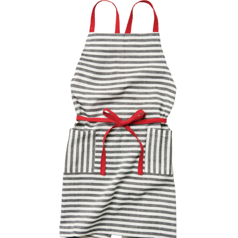 R-Co Japan R-Co Cotton Apron - Black w Red Trim