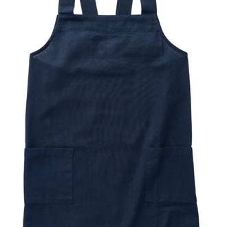R-Co Japan R-Co Cotton Cross-Back Apron - Navy