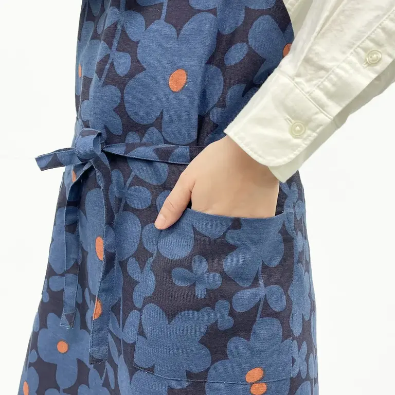 R-Co Japan R-Co Cotton Apron - Poppy Navy