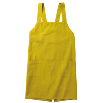R-Co Japan R-Co Cotton Cross-Back Apron - Yellow
