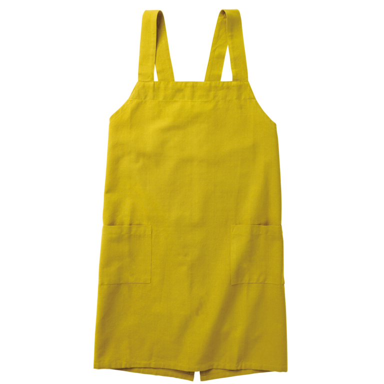 R-Co Japan R-Co Cotton Cross-Back Apron - Yellow