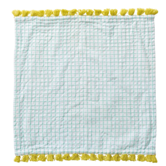 R-Co Japan R-Co Cotton Waffle Dishtowel Mint Grid
