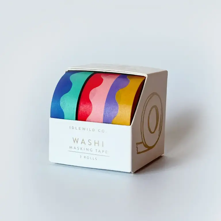 Idlewild Co. Idle Wild - Squiggle Washi Tape S/3