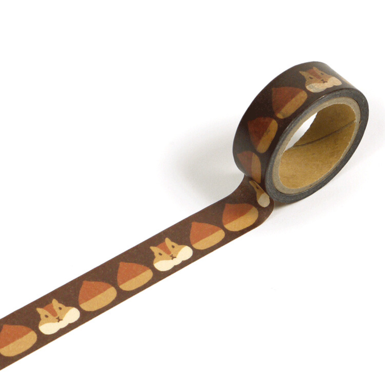 Hama-Yo Hama-Yo Japanese Washi Tape - Squirrel