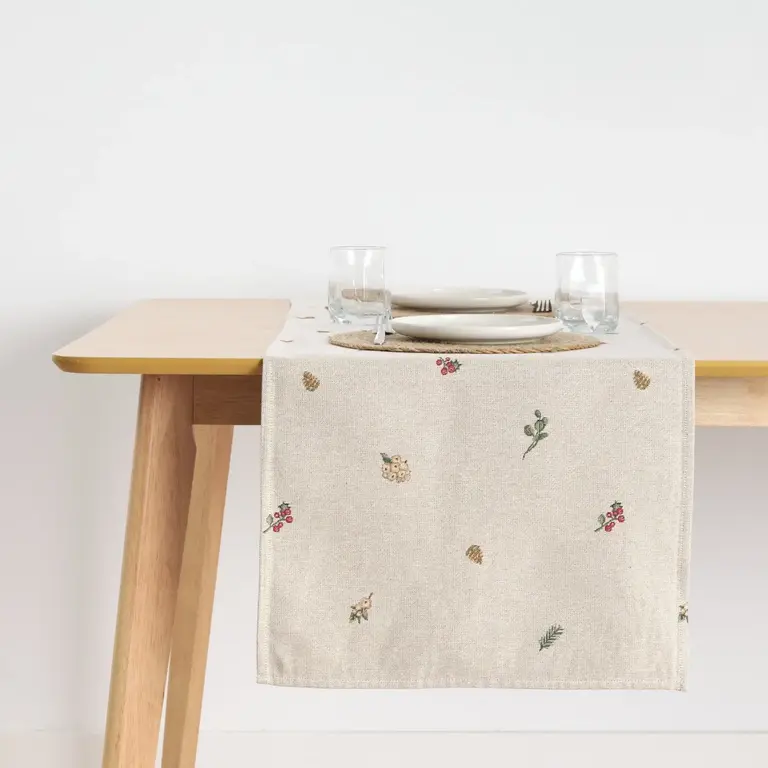 SGH SGH Cotton Table Runner 45x140cm - Conifer