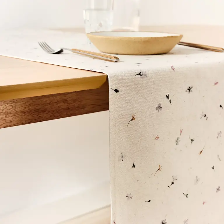 SGH SGH Cotton Table Runner 45x140 cm - Sprigs