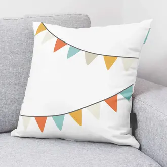 SGH SGH Cotton Cushion Cover Bunting 50cm