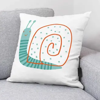 SGH SGH Cotton Cushion Cover Snail 50cm